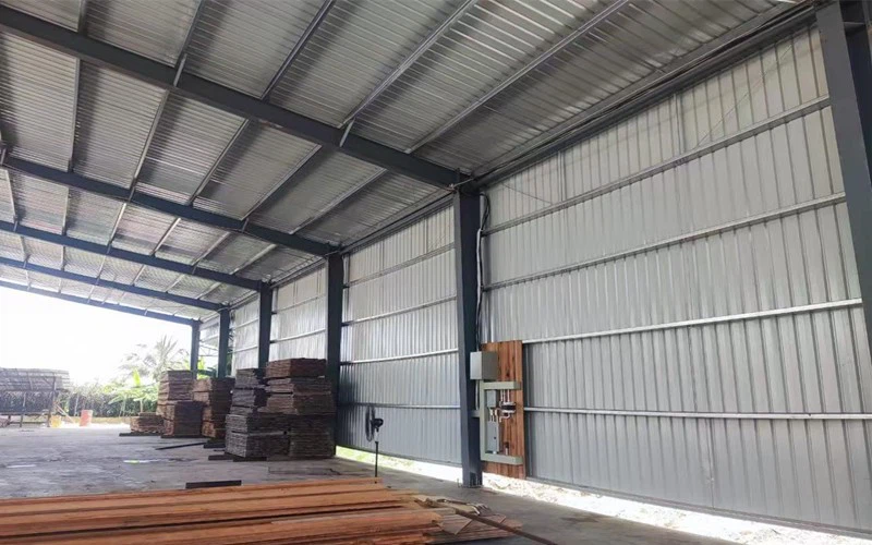 prefab steel shed